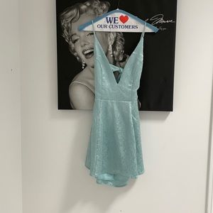 Lucy in the sky mint green fit n flare dress size xs new without tags